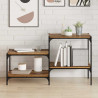 Półka na książki 4 pcs Brązowy 60 x 40 x 1,5 cm