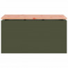 Ławka ogrodowa oliwkowy 80 x 40 x 43 cm Stal