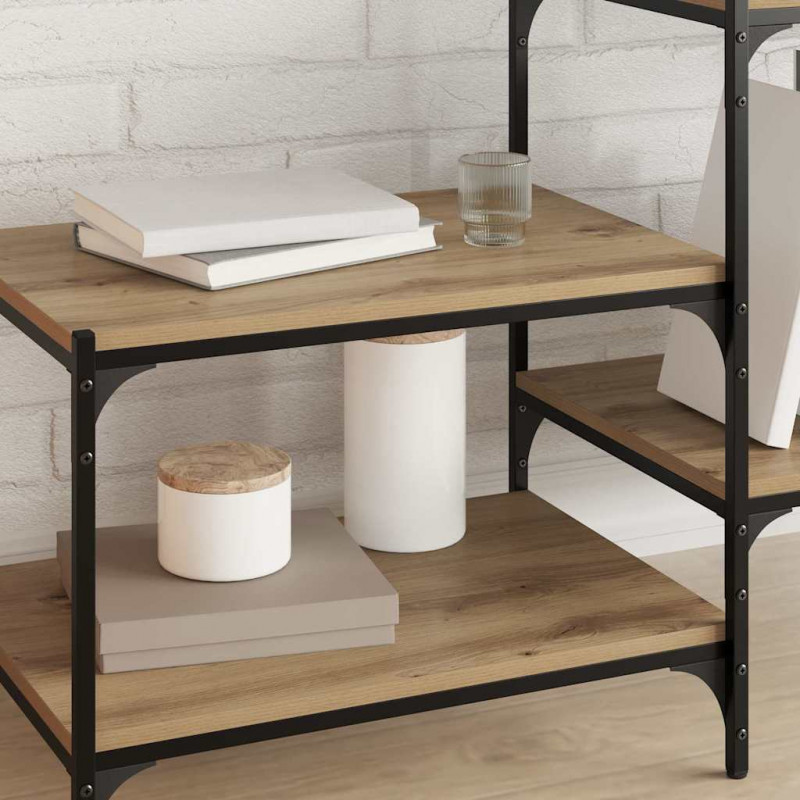 Półka na książki 4 pcs Brązowy 60 x 40 x 1,5 cm