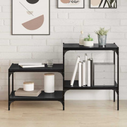 Półka na książki 4 pcs Czarny 60 x 40 x 1,5 cm