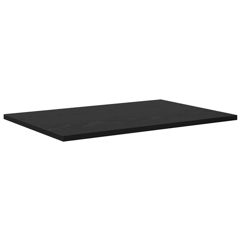 Półka na książki 4 pcs Czarny 60 x 40 x 1,5 cm