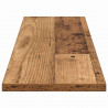 Półka na książki 4 pcs Brązowy 80 x 20 x 1,5 cm