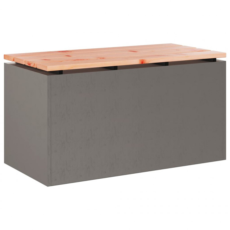 Ławka ogrodowa Rdzawy 80 x 40 x 43 cm stal kortenowska