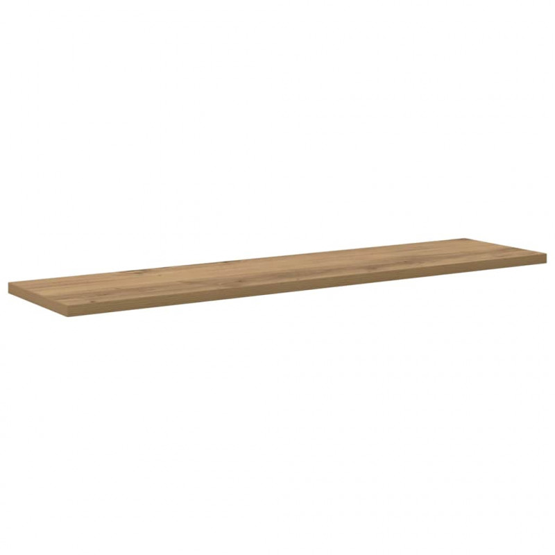 Półka na książki 4 pcs Brązowy 80 x 20 x 1,5 cm