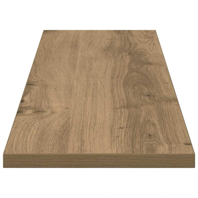 Półka na książki 4 pcs Brązowy 80 x 20 x 1,5 cm