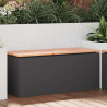Ławka ogrodowa Czarny 100 x 40 x 43 cm Stal