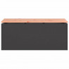 Ławka ogrodowa Czarny 100 x 40 x 43 cm Stal