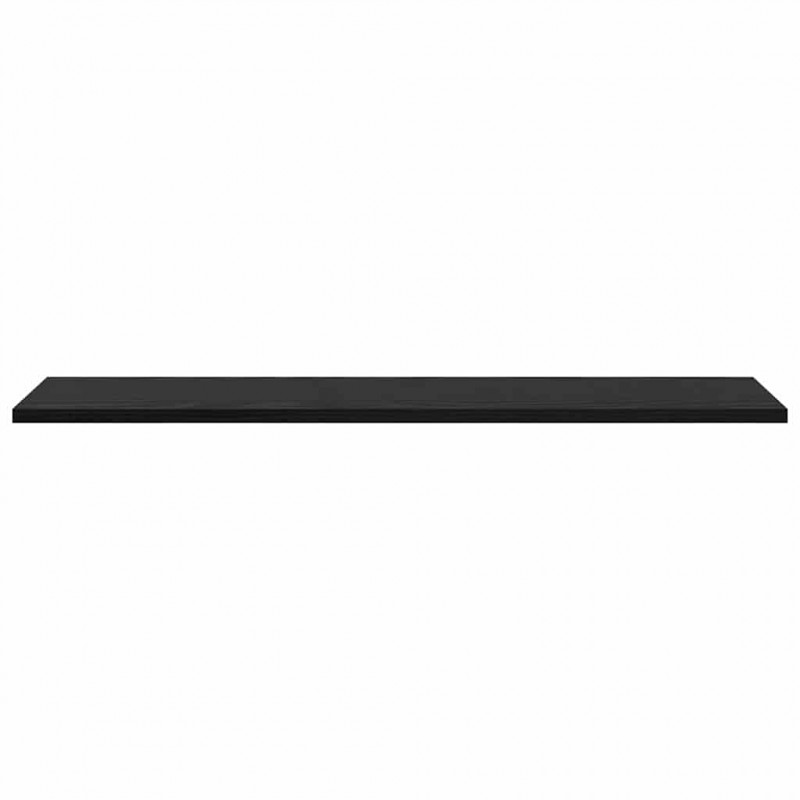 Półka na książki 4 pcs Czarny 80 x 20 x 1,5 cm