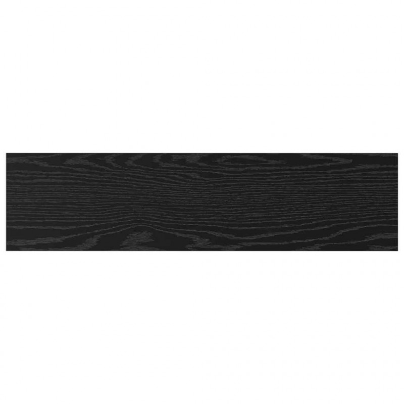 Półka na książki 4 pcs Czarny 80 x 20 x 1,5 cm