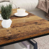 Półka na książki 4 pcs Brązowy 80 x 40 x 1,5 cm