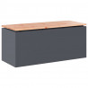 Ławka ogrodowa Antracyt 100 x 40 x 43 cm Stal