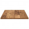 Półka na książki 4 pcs Brązowy 80 x 40 x 1,5 cm