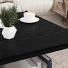 Półka na książki 4 pcs Czarny 80 x 40 x 1,5 cm