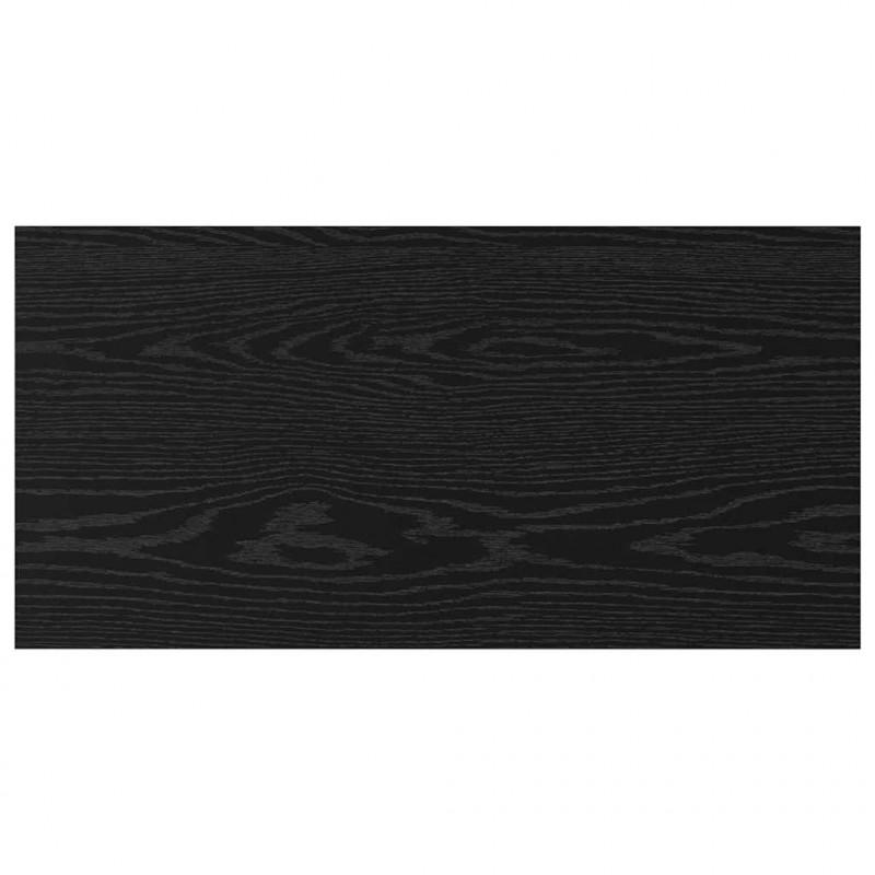 Półka na książki 4 pcs Czarny 80 x 40 x 1,5 cm