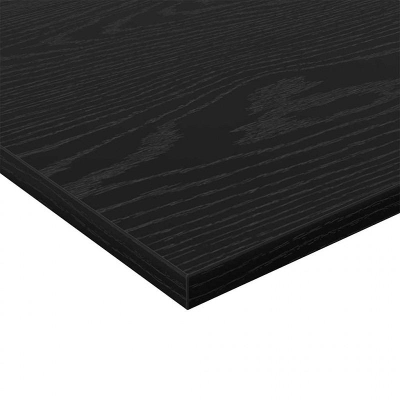 Półka na książki 4 pcs Czarny 80 x 40 x 1,5 cm
