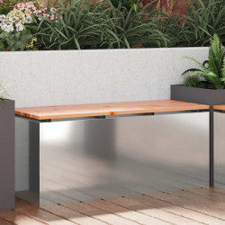 Ławka ogrodowa Srebrny 100 x 40 x 43 cm Stal galwanizowana