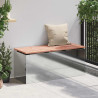Ławka ogrodowa Srebrny 100 x 40 x 43 cm Stal galwanizowana