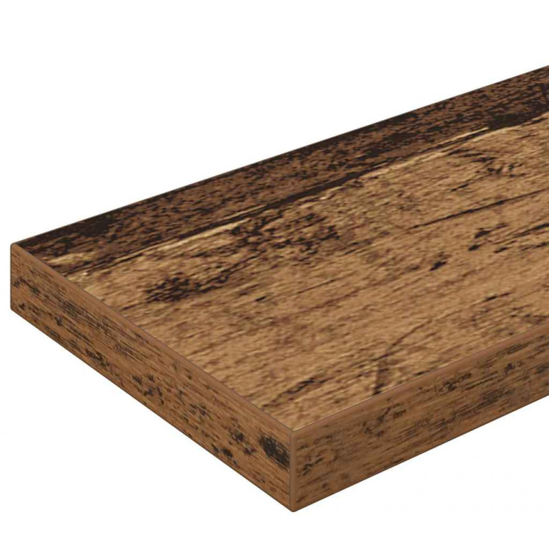 Półka na książki 4 pcs Brązowy 100 x 10 x 1,5 cm