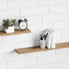 Półka na książki 4 pcs Brązowy 100 x 10 x 1,5 cm