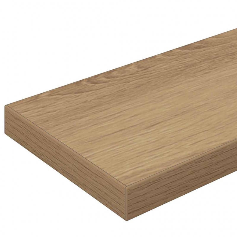 Półka na książki 4 pcs Brązowy 100 x 10 x 1,5 cm