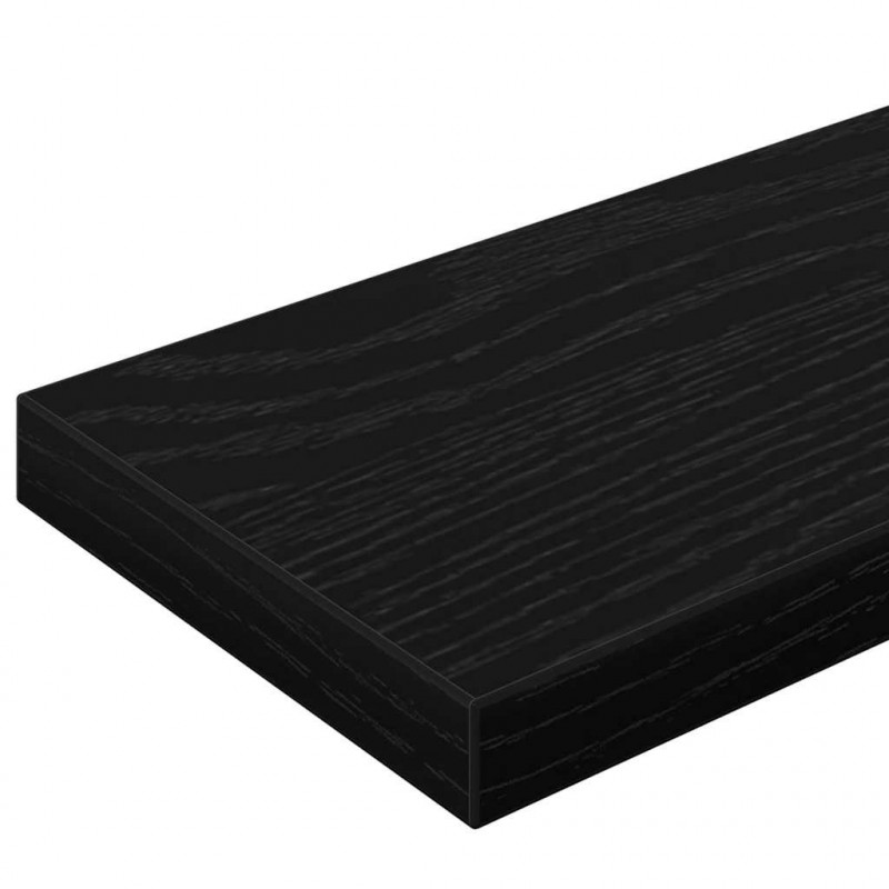 Półka na książki 4 pcs Czarny 100 x 10 x 1,5 cm