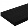 Półka na książki 4 pcs Czarny 100 x 10 x 1,5 cm