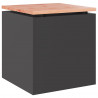 Ławka ogrodowa Czarny 40 x 40 x 43 cm Stal