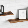 Półka na książki 4 pcs Brązowy 100 x 20 x 1,5 cm