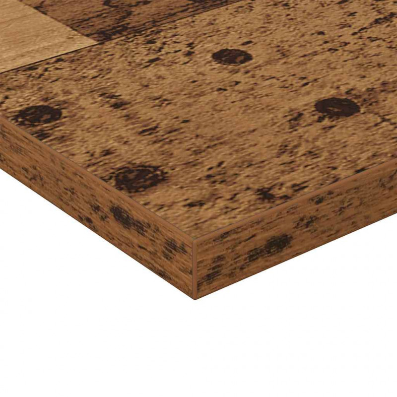 Półka na książki 4 pcs Brązowy 100 x 20 x 1,5 cm