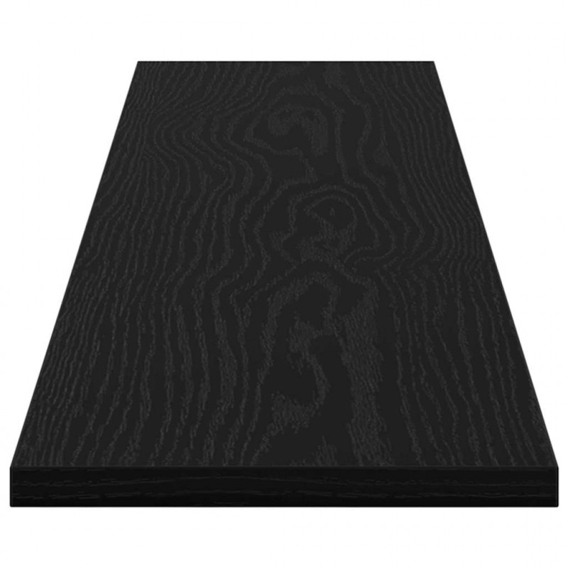 Półka na książki 4 pcs Czarny 100 x 20 x 1,5 cm