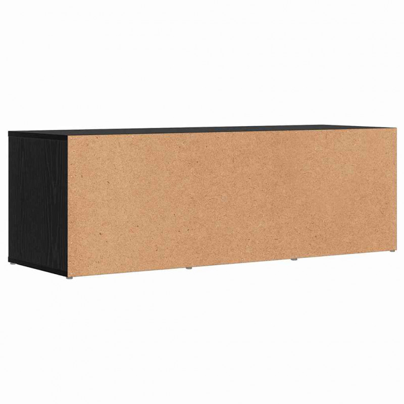 Ławka na buty z półką Czarny Dąb 102 x 35 x 35 cm