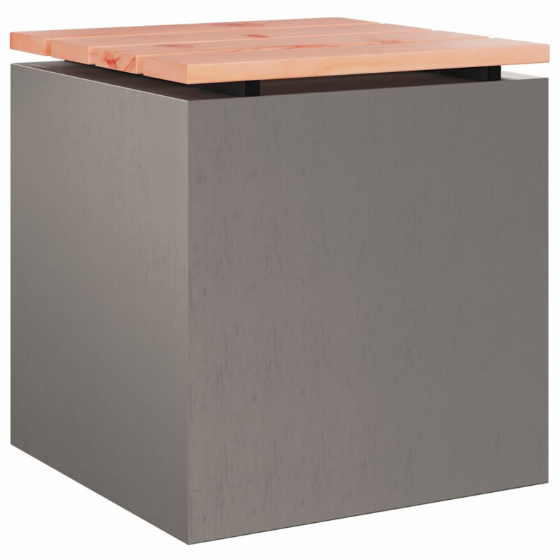 Ławka ogrodowa Rdzawy 40 x 40 x 43 cm stal kortenowska