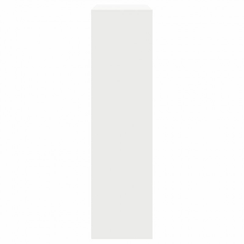 Skrzynka na przesyłki z drzwiami Biały 44 x 22 x 82 cm Stal