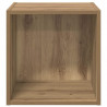 Szafka ścienna z półką 2 pcs Dąb rzemieślniczy 37 x 37 x 37 cm