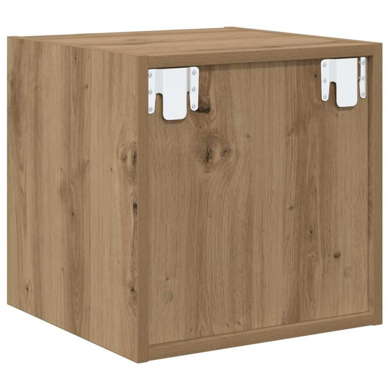 Szafka ścienna z półką 2 pcs Dąb rzemieślniczy 37 x 37 x 37 cm