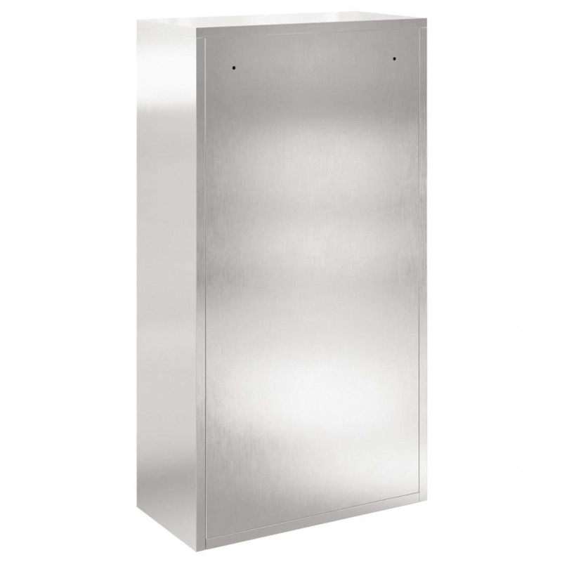 Skrzynka na przesyłki Srebrny 44 x 22 x 82 cm Stal nierdzewna