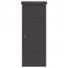 Skrzynka na przesyłki Czarny 44,5 x 29 x 110,5 cm Stal