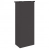 Skrzynka na przesyłki Czarny 44,5 x 29 x 110,5 cm Stal
