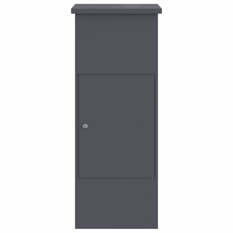 Skrzynka na przesyłki Antracyt 44,5 x 29 x 110,5 cm Stal