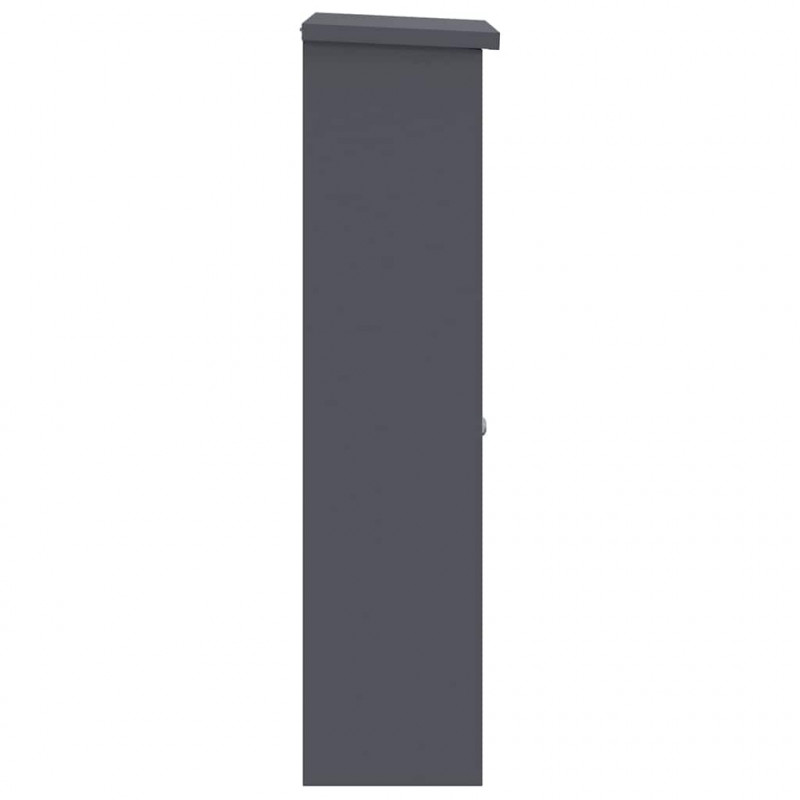 Skrzynka na przesyłki Antracyt 44,5 x 29 x 110,5 cm Stal