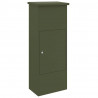 Skrzynka na przesyłki oliwkowy 44,5 x 29 x 110,5 cm Stal