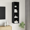 Zestaw szafek RTV Czarny Dąb 37 x 37 x 142,5 cm
