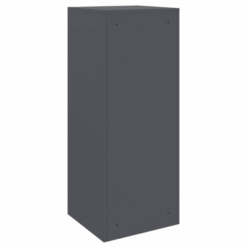 Skrzynka na przesyłki z drzwiami Antracyt 41 x 38 x 103 cm Stal