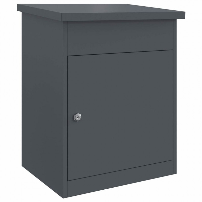 Skrzynka na przesyłki Z blokadą Antracyt 47.5 x 38 x 59 cm Stal