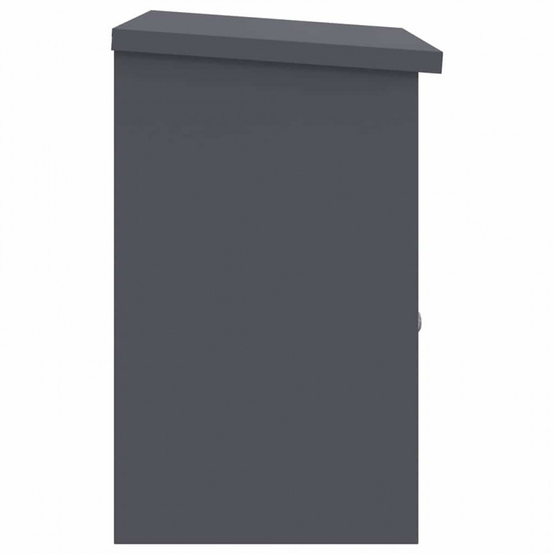 Skrzynka na przesyłki Z blokadą Antracyt 47.5 x 38 x 59 cm Stal