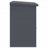 Skrzynka na przesyłki Z blokadą Antracyt 47.5 x 38 x 59 cm Stal
