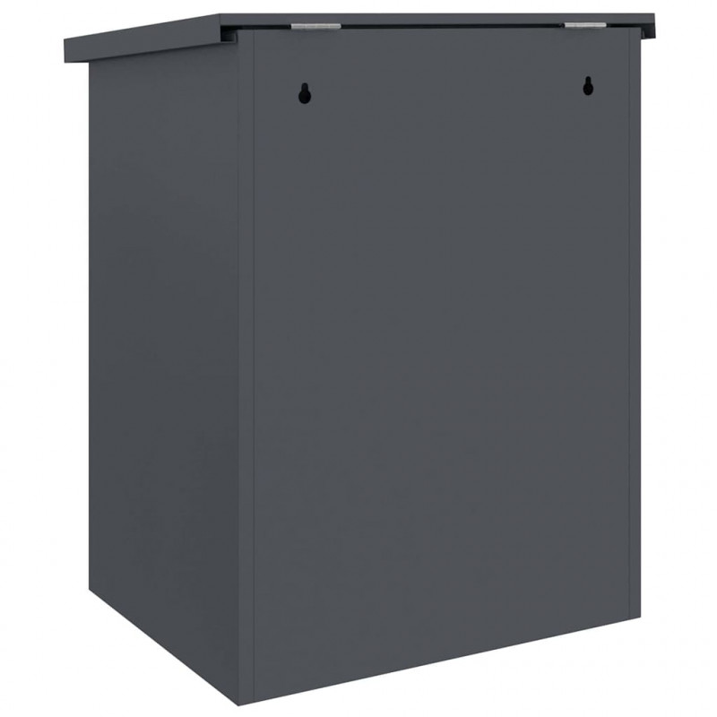 Skrzynka na przesyłki Z blokadą Antracyt 47.5 x 38 x 59 cm Stal