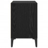Szafka Nocna 2 pcs Czarny Dąb 40 x 30 x 50 cm