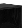 Szafka Nocna 2 pcs Czarny Dąb 40 x 30 x 50 cm
