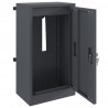 skrzynka na listy z drzwiami Antracyt 30 x 20 x 55 cm Stal